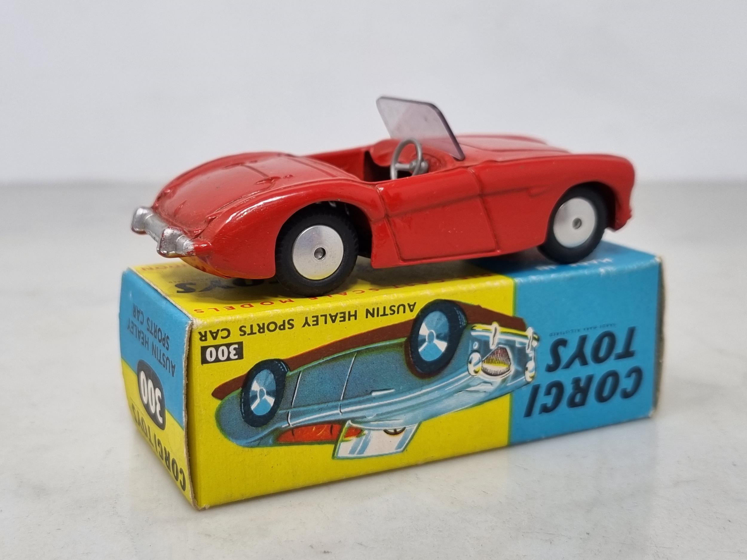 A boxed Corgi Toys No.300 red Austin-Healey Sports Car, Nr M-M, box superb - Image 3 of 3