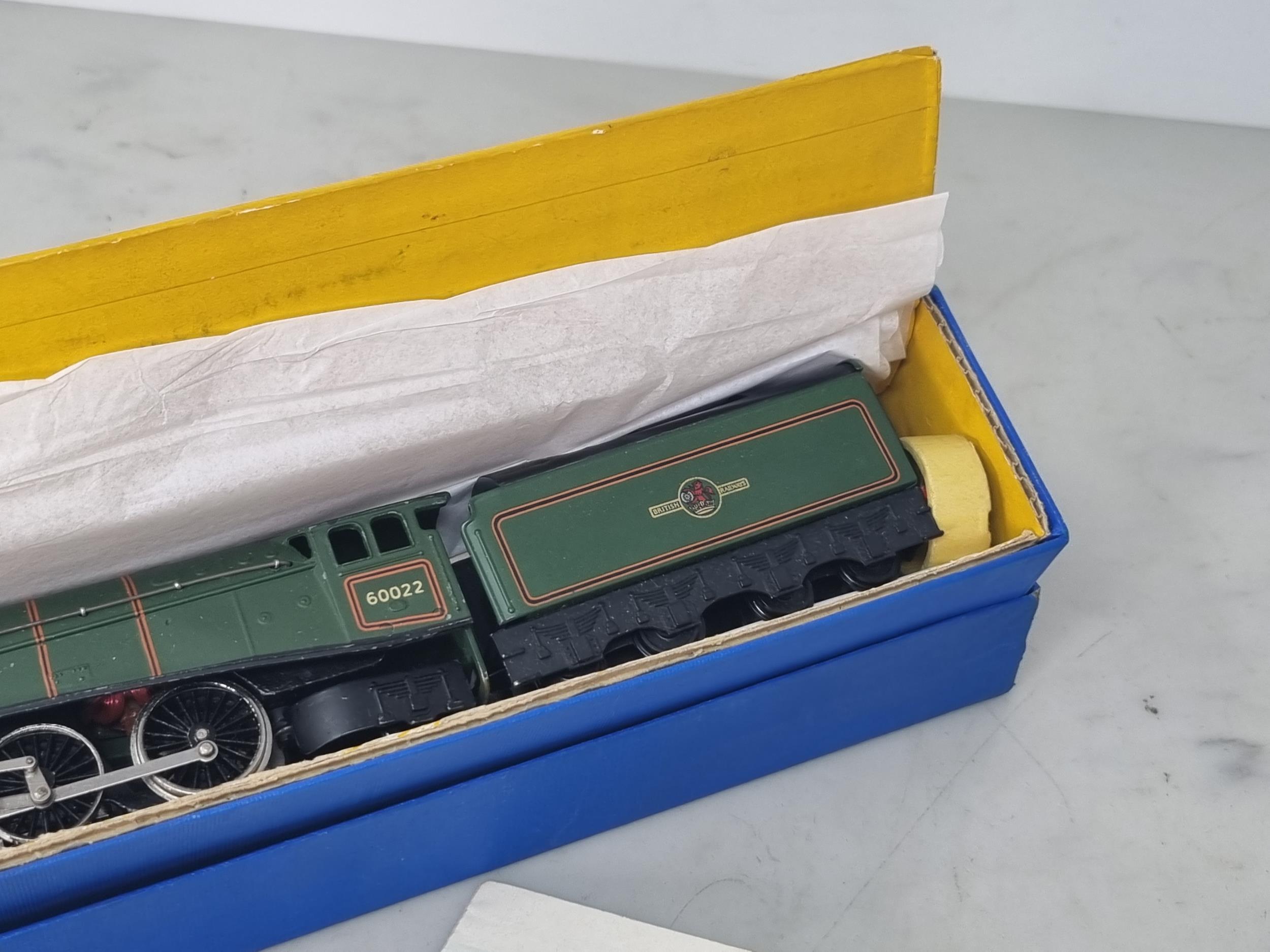 A boxed Hornby Dublo 3211 nickel silver 'Mallard' Locomotive, unused and in mint condition showing - Image 3 of 7