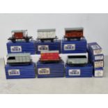 Ten boxed Hornby Dublo BR 3-rail Wagons in mint or very near mint condition. All with superb blue