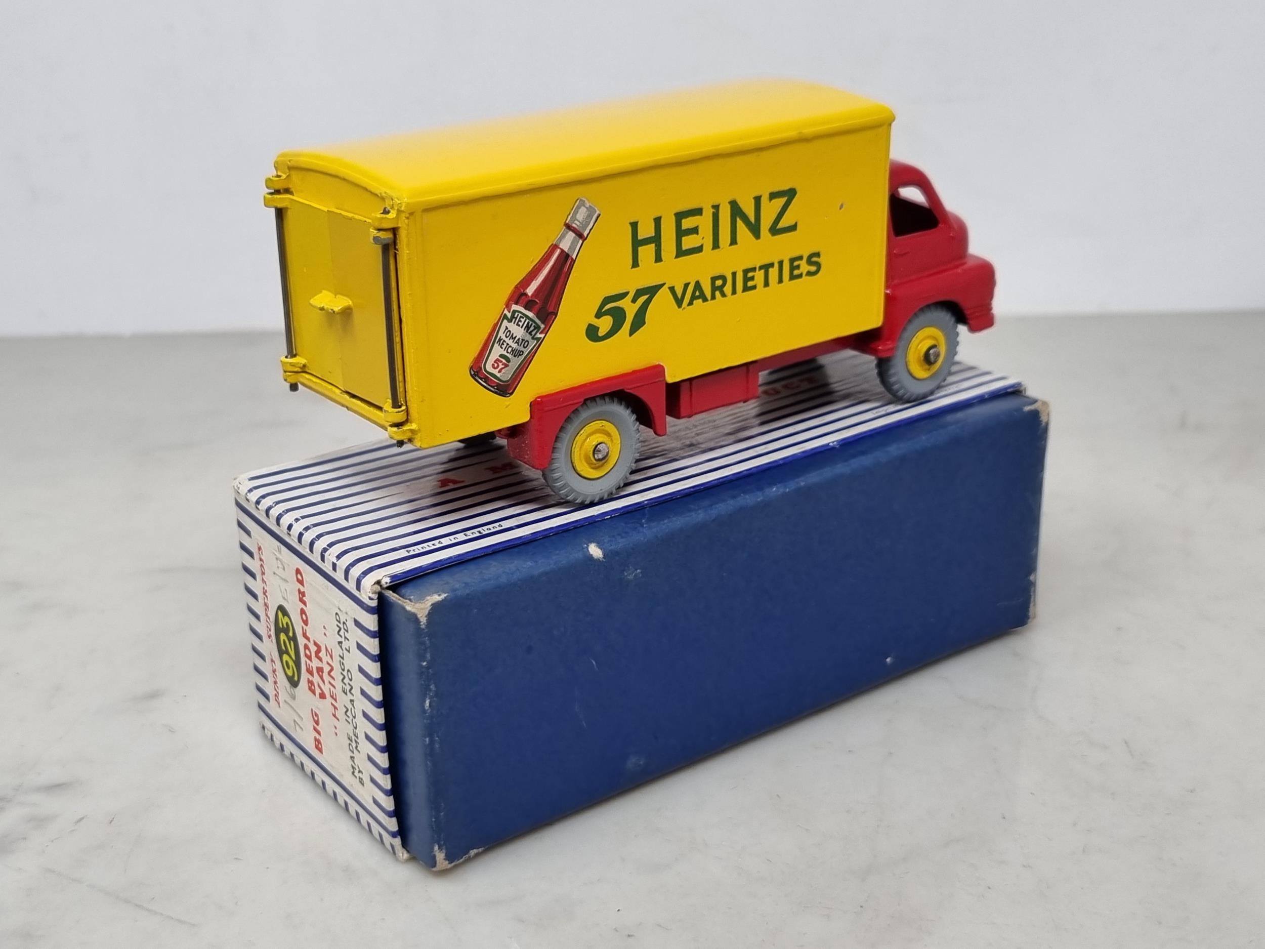 A rare boxed Dinky Toys No.923 Bedford 'Heinz' Van with sauce bottle, Nr M-M, box superb with - Image 3 of 3