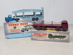 A boxed Dinky Toys No.982 Pullmore Car Transporter and Loading Ramp and a boxed Dinky Toys No.905