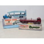 A boxed Dinky Toys No.982 Pullmore Car Transporter and Loading Ramp and a boxed Dinky Toys No.905