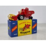 A boxed Lesney Matchbox Major No.5 Combine Harvester, Ex, box Ex