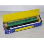 A boxed Hornby Dublo 3250 Electric Motor Coach in mint condition, has been lightly run. Box in