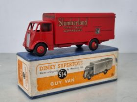 A boxed Dinky Supertoys No.514 Guy 'Slumberland' Lorry, Nr M-M, box Ex