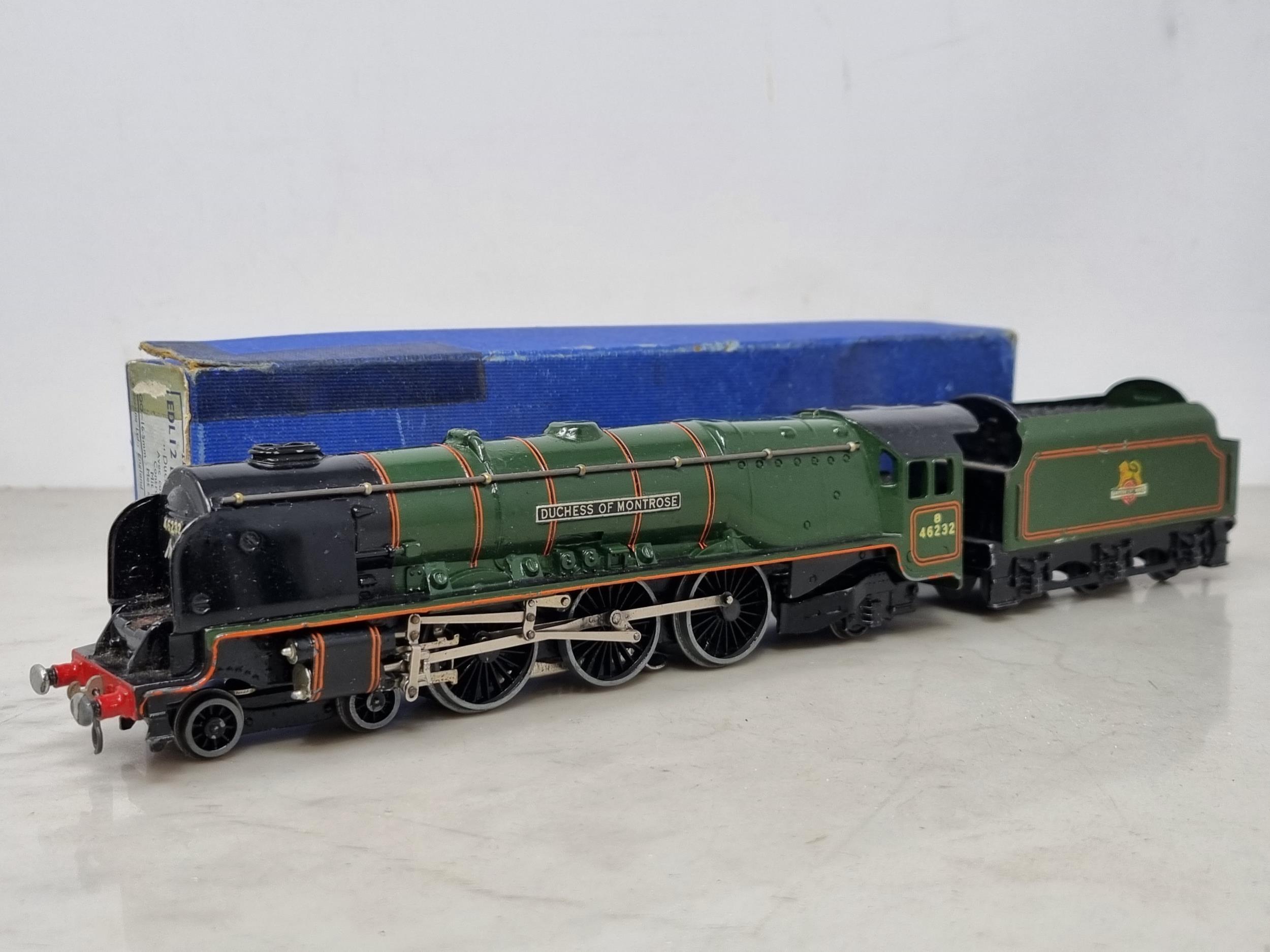 A boxed Hornby Dublo EDL12 gloss 'Duchess of Montrose' and associated unboxed Tender