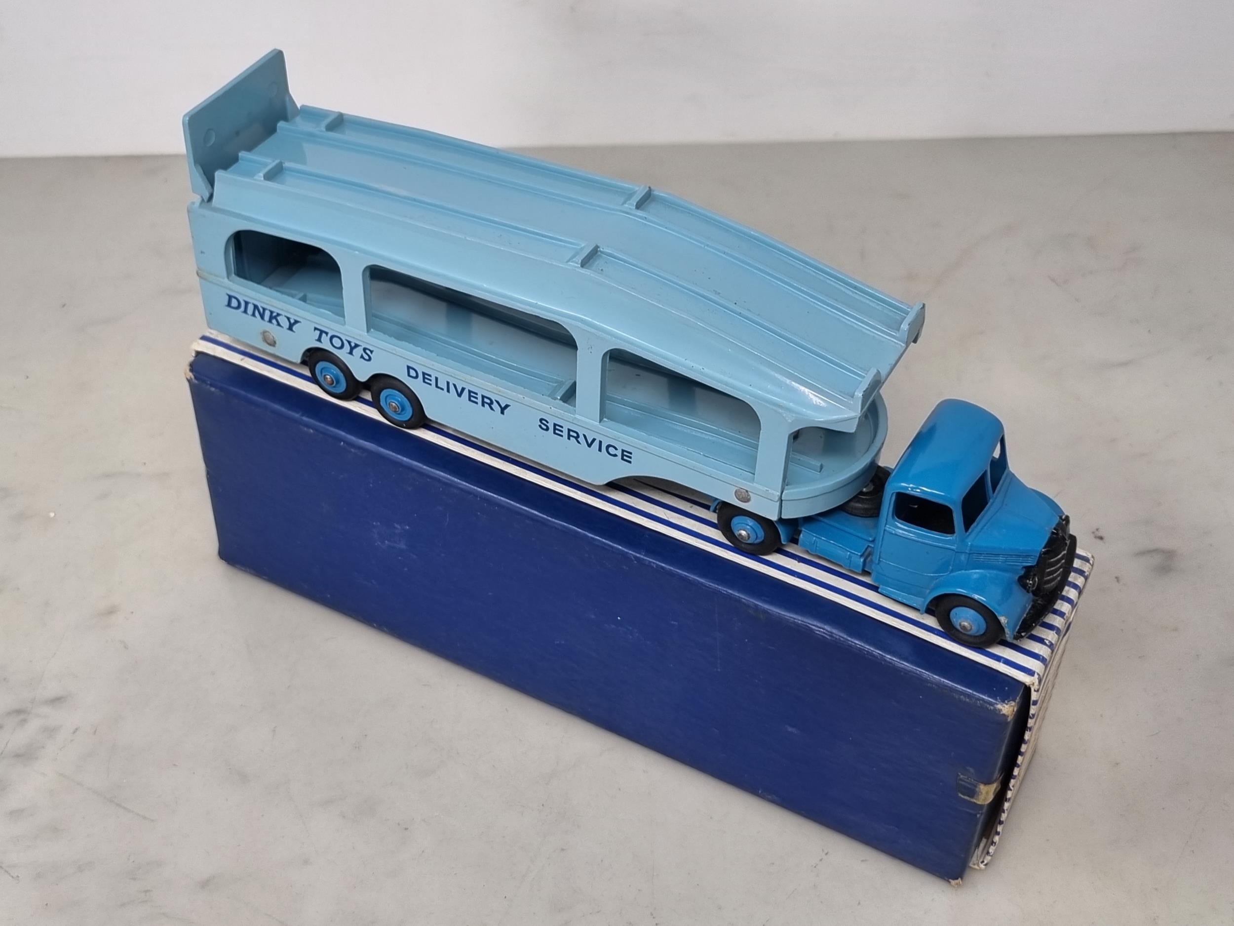 A boxed Dinky Toys No.982 Pullmore Car Transporter, Nr M-M with No.994 Ramp and packing, box Ex, - Image 2 of 3