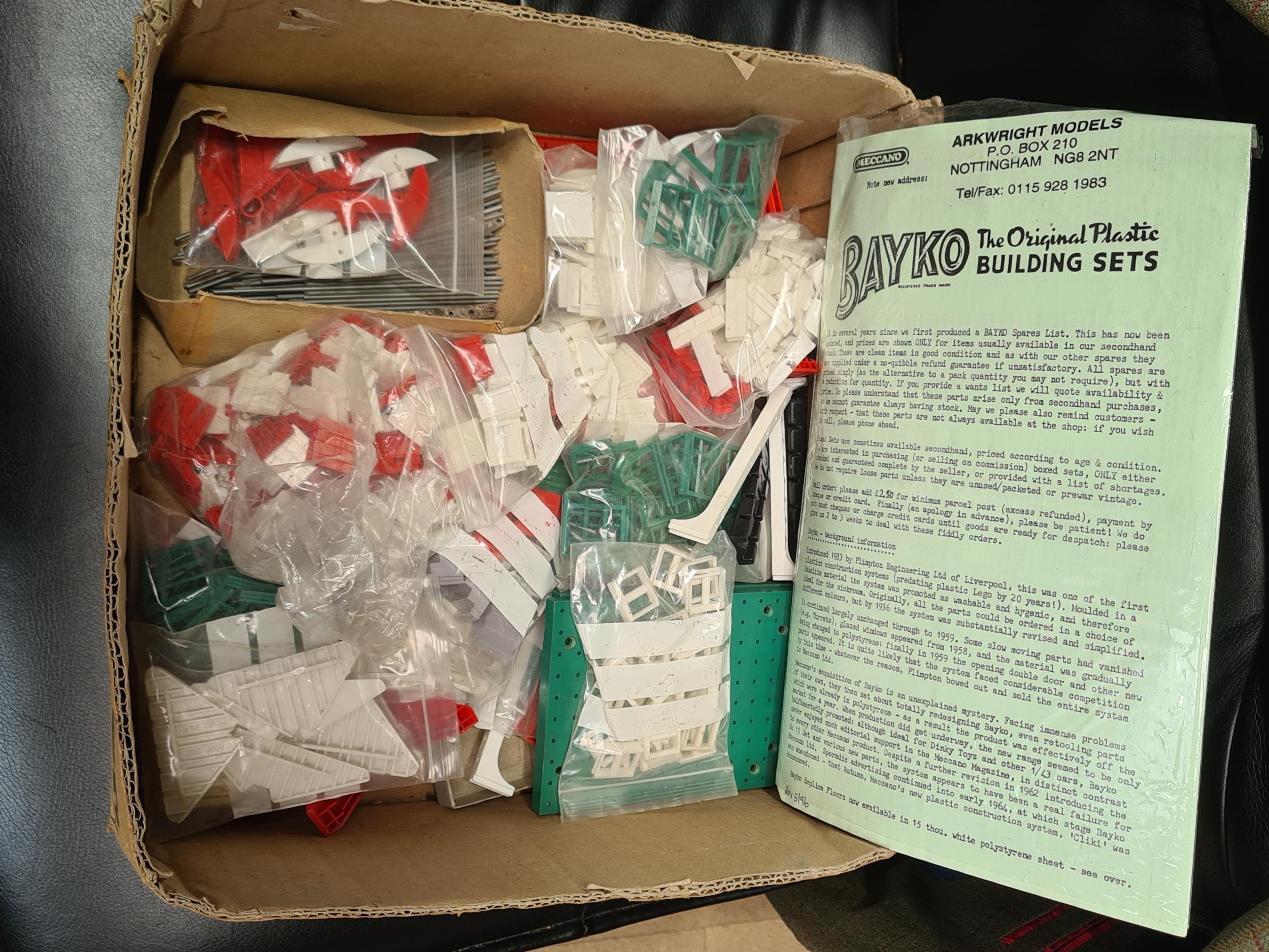 A boxed Bayko Building Set, a Converting Set and a quantity of unboxed Bayko - Image 2 of 2