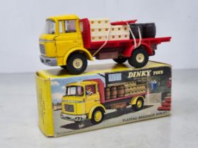 A boxed French Dinky Toys No.588 Plateau Brasseur Berliet, Nr M-M, box Ex