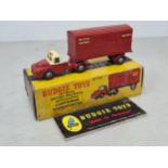 A boxed Budgie Models No.252 Articulated Container Lorry, VG-Ex, box G