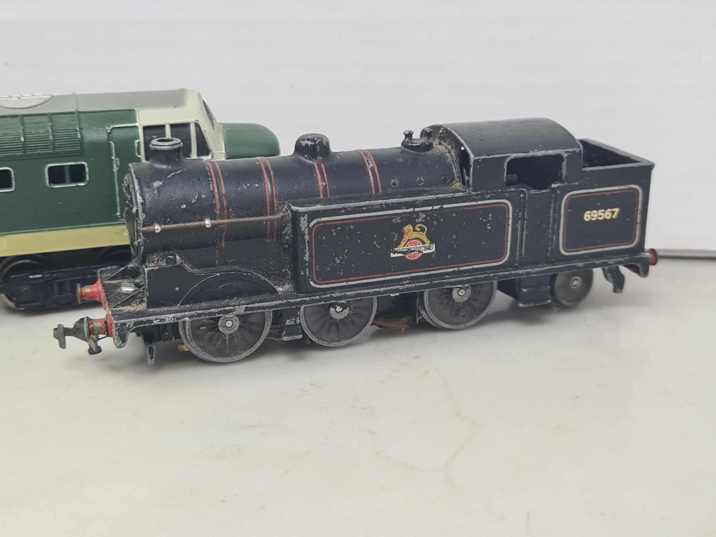 Two unboxed Hornby Dublo 2-rail 0-6-0T Locomotives, an unboxed 2-rail 'Crepello' (one bogie loose - Image 6 of 10