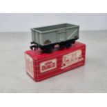 A rare boxed Hornby Dublo 4655 open gear Mineral Wagon, unused and in mint condition. Box in