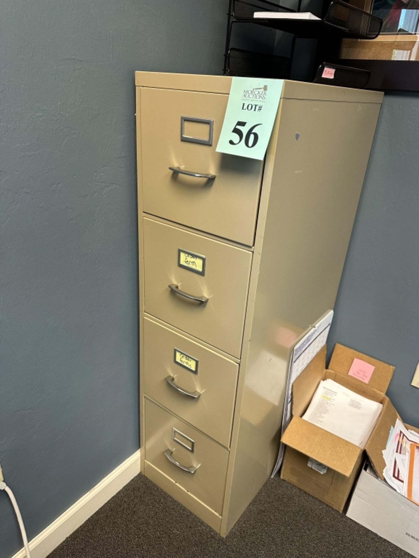 4-DRAWER METAL FILE CABINET