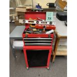 TOOL CHEST WITH MISCELLANEOUS TOOLS
