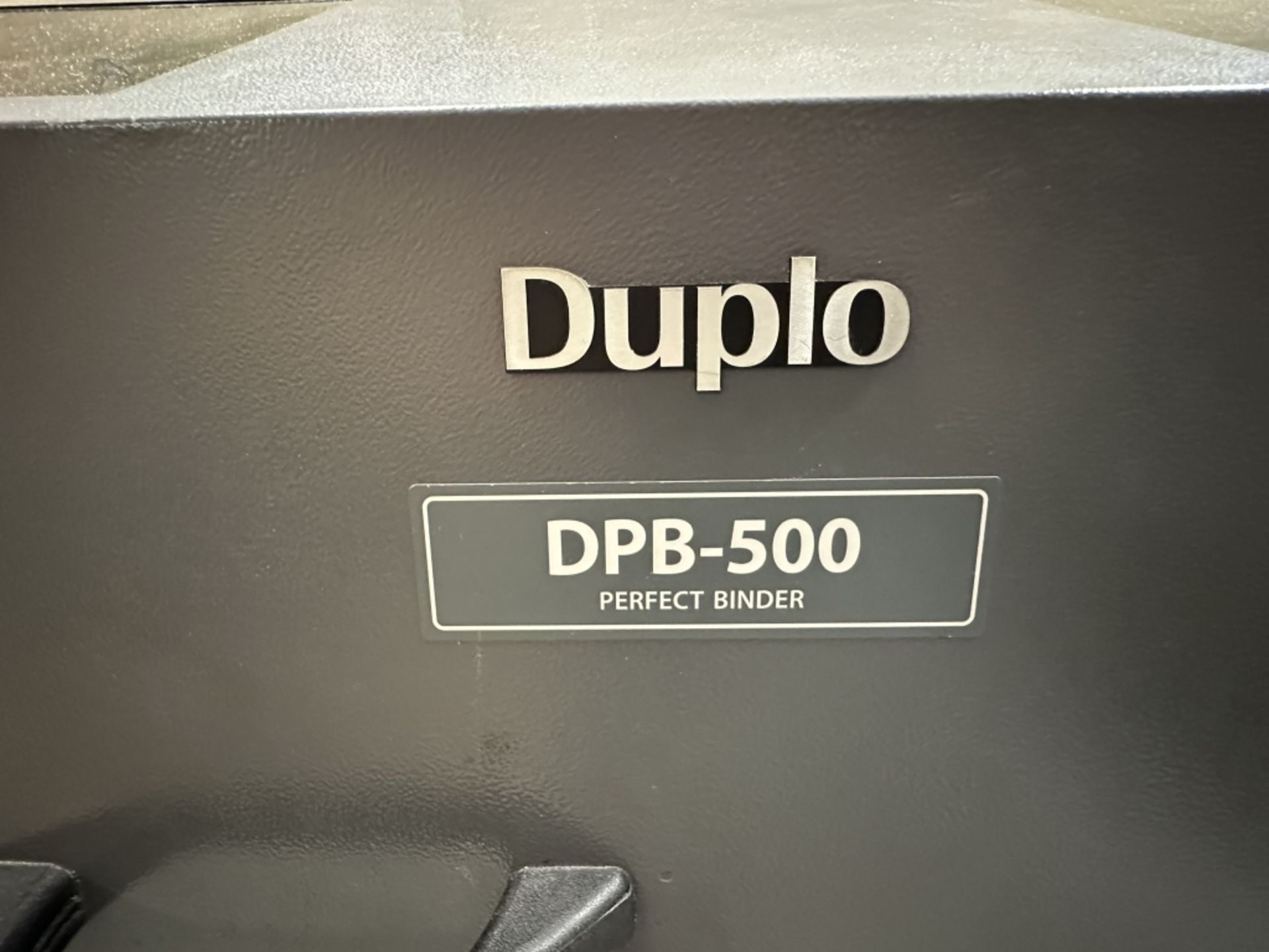 DUPLO DPB-500 PERFECT BINDER MACHINE - Image 6 of 6