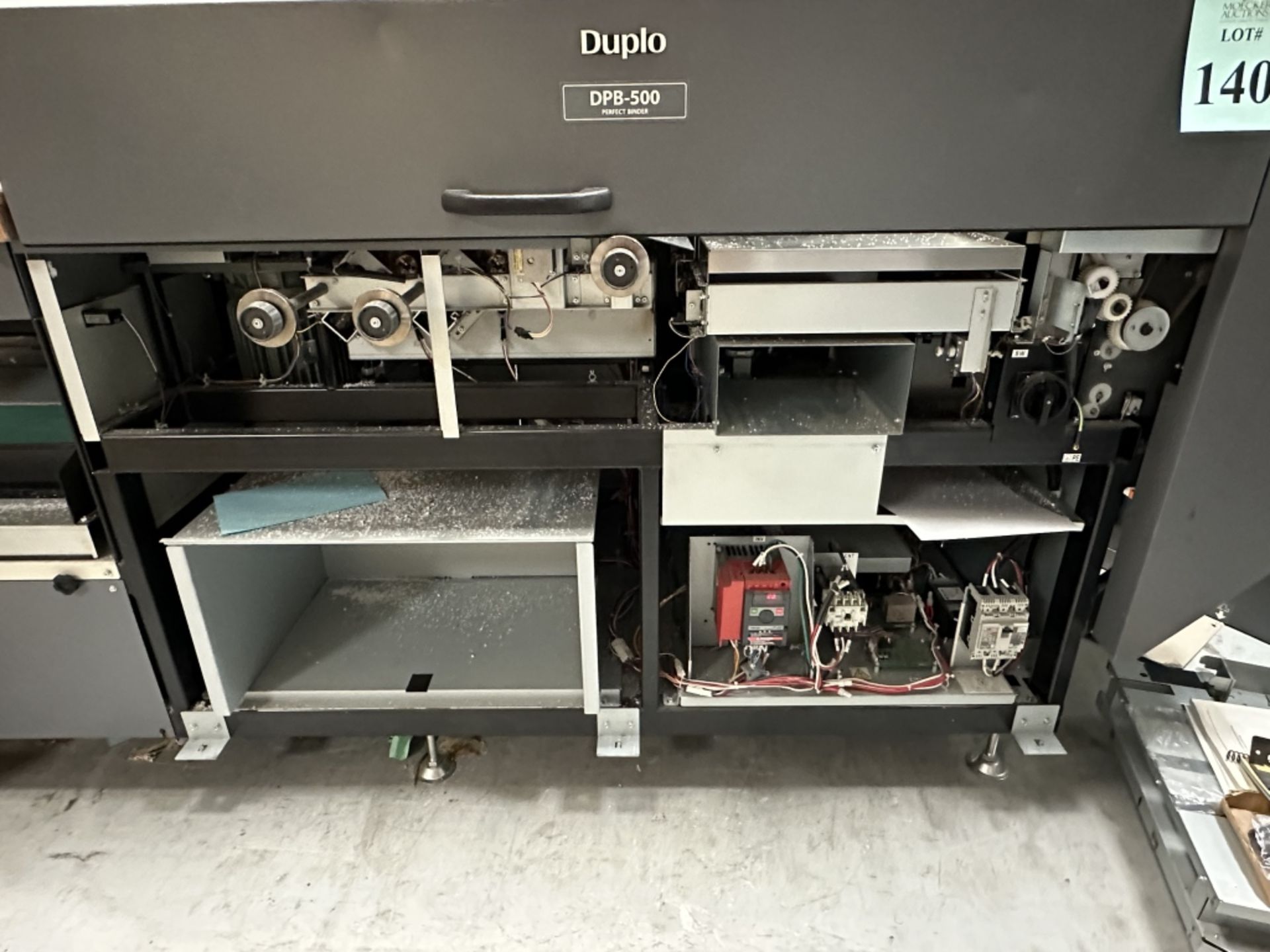 DUPLO DPB-500 PERFECT BINDER MACHINE - Image 5 of 6