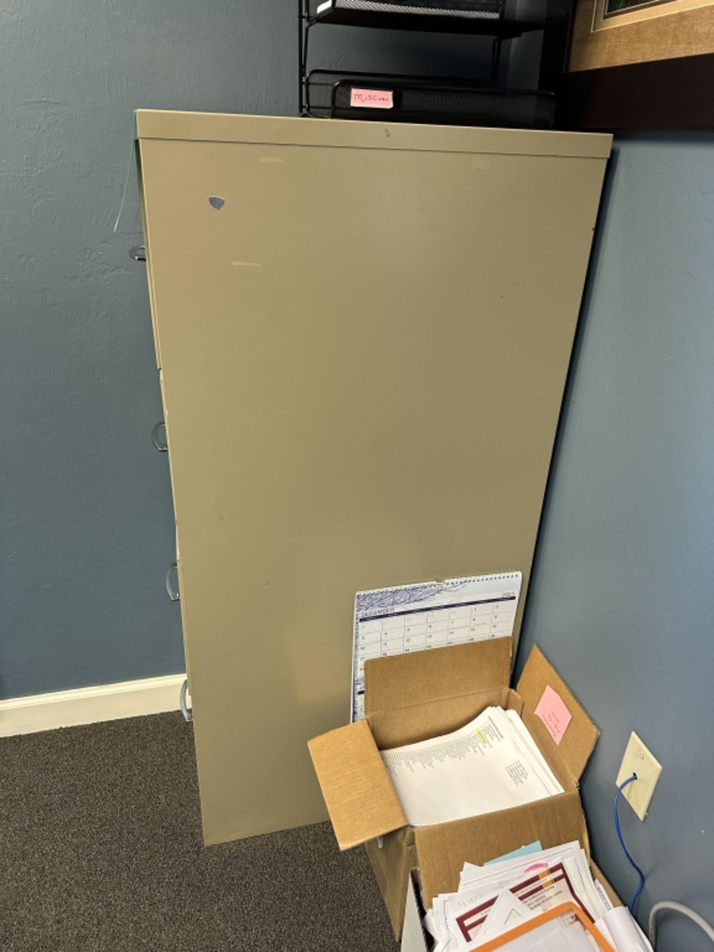 4-DRAWER METAL FILE CABINET - Image 2 of 2