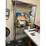 STAINLESS STEEL METRO RACK WITH CONTENTS