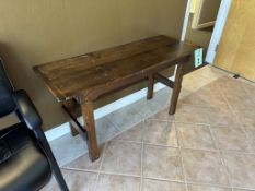 4' WOOD TABLE