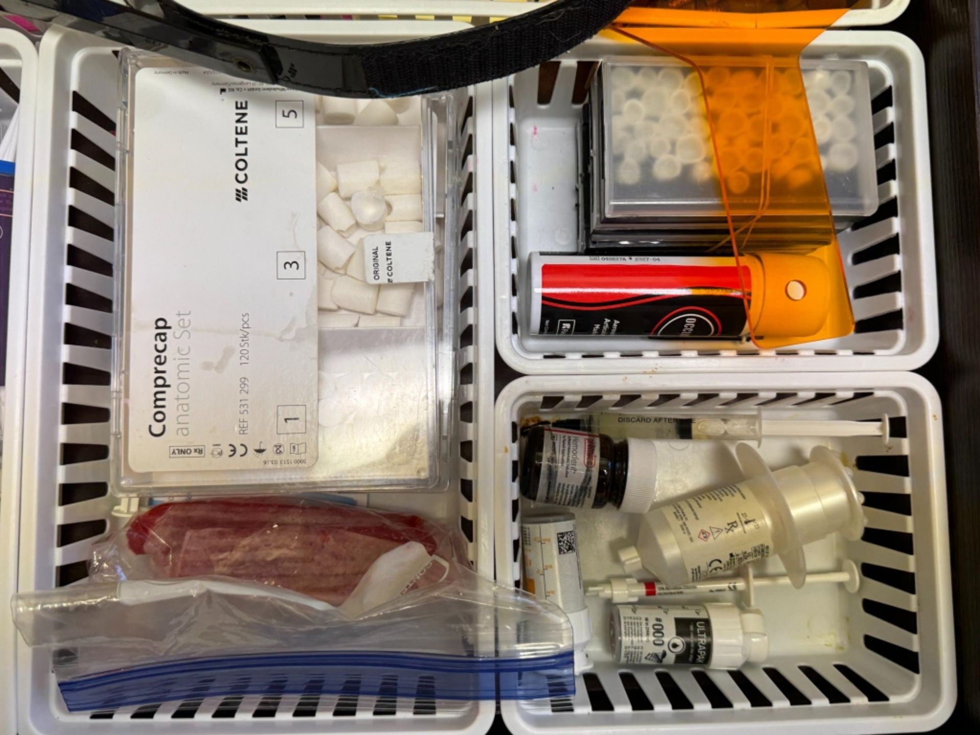 LOT CONSISTING OF DENTAL SUPPLIES IN CABINET - Image 2 of 4
