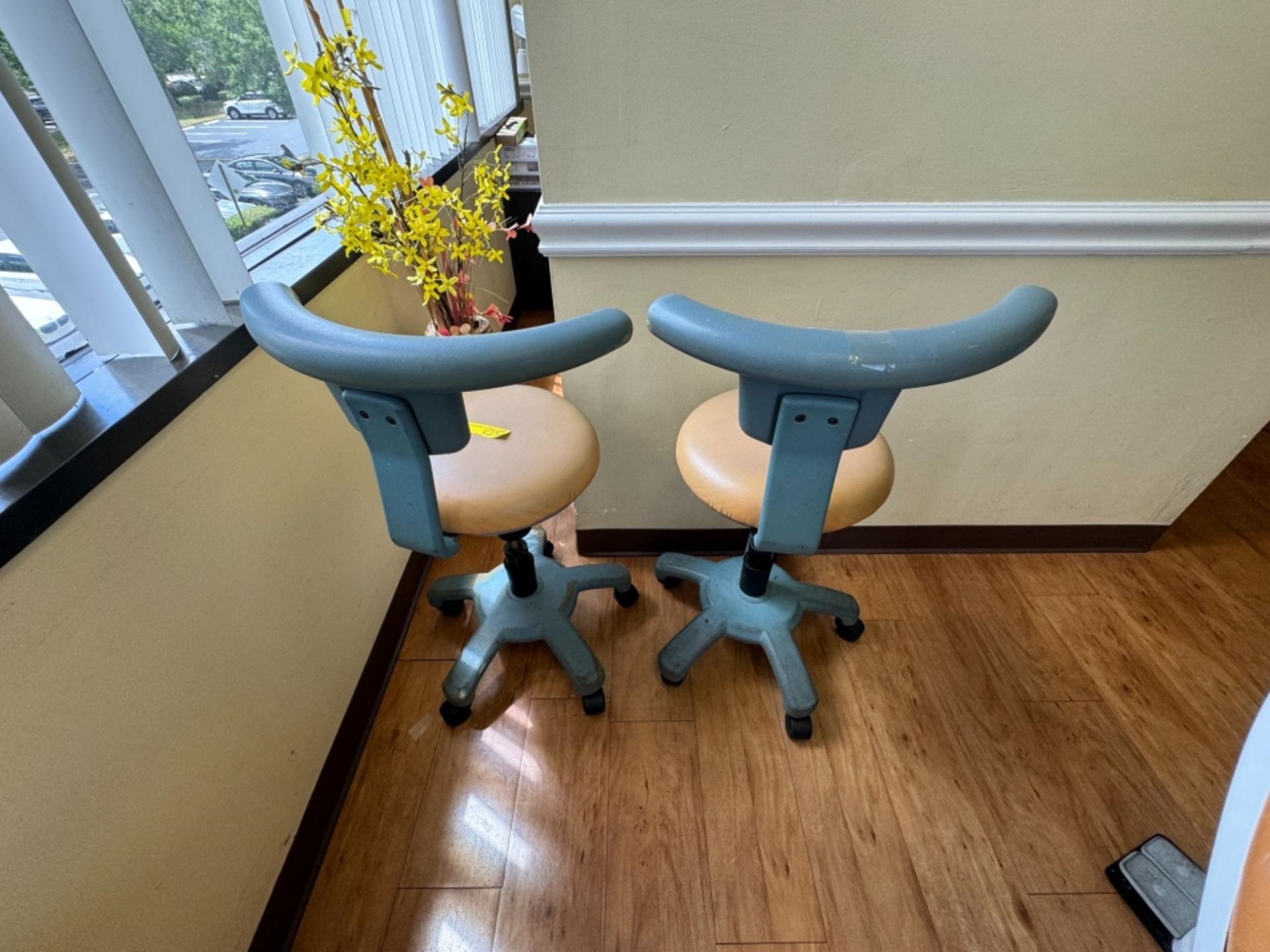 DENTIST STOOL AND DENTAL ASSISTANT STOOL - Image 2 of 2