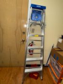 WERNER 6' LADDER INCLUDING STEP STOOL