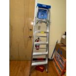 WERNER 6' LADDER INCLUDING STEP STOOL