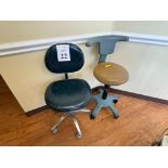 DENTIST STOOL AND DENTAL ASSISTANT STOOL