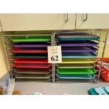 LOT CONSISTING OF DENTAL TRAYS AND STANDS
