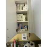 LOT CONSISTING OF DENTAL SUPPLIES IN CABINET