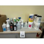 LOT CONSISTING OF ASSORTED DISINFECTING SUPPLIES