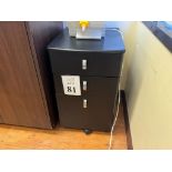 2 DRAWER ROLLING CABINET
