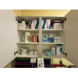 LOT CONSISTING OF DENTAL SUPPLIES IN CABINET