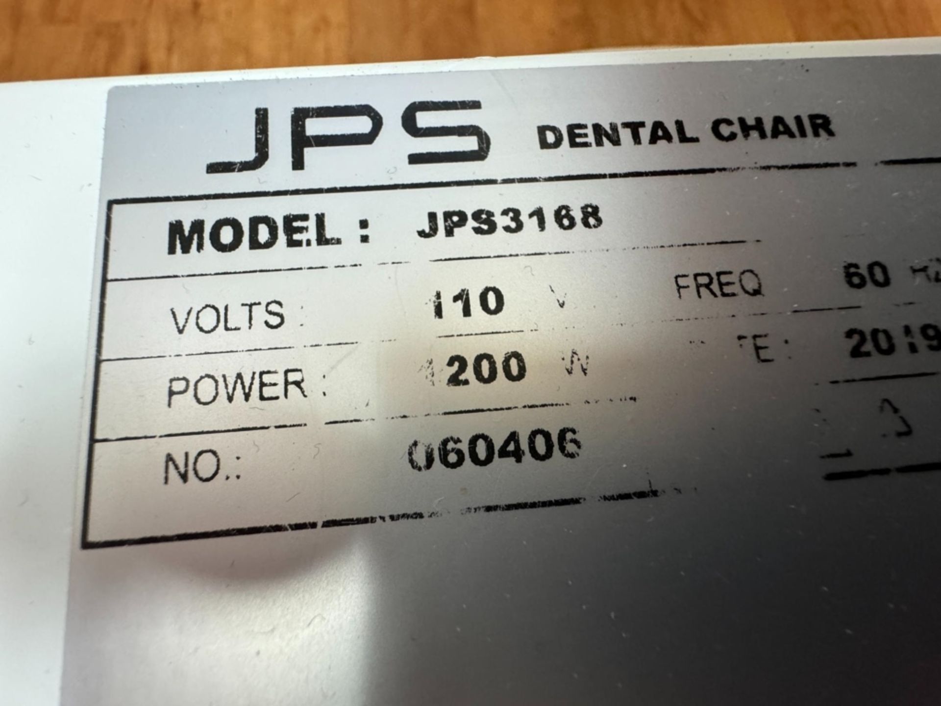 JPS DENTAL CHAIR MODEL JPS3168 - Bild 7 aus 8