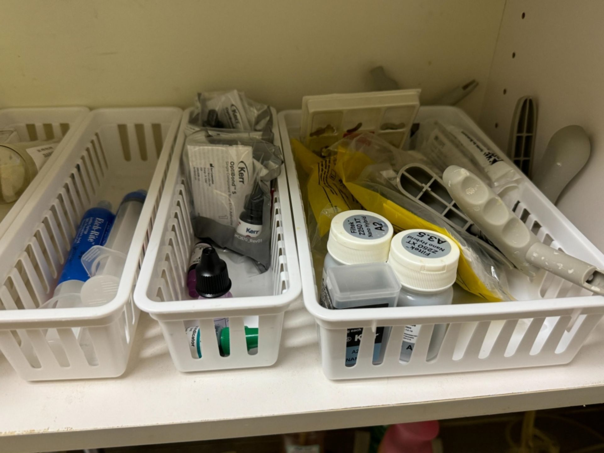 LOT CONSISTING OF DENTAL SUPPLIES IN CABINET - Image 2 of 7