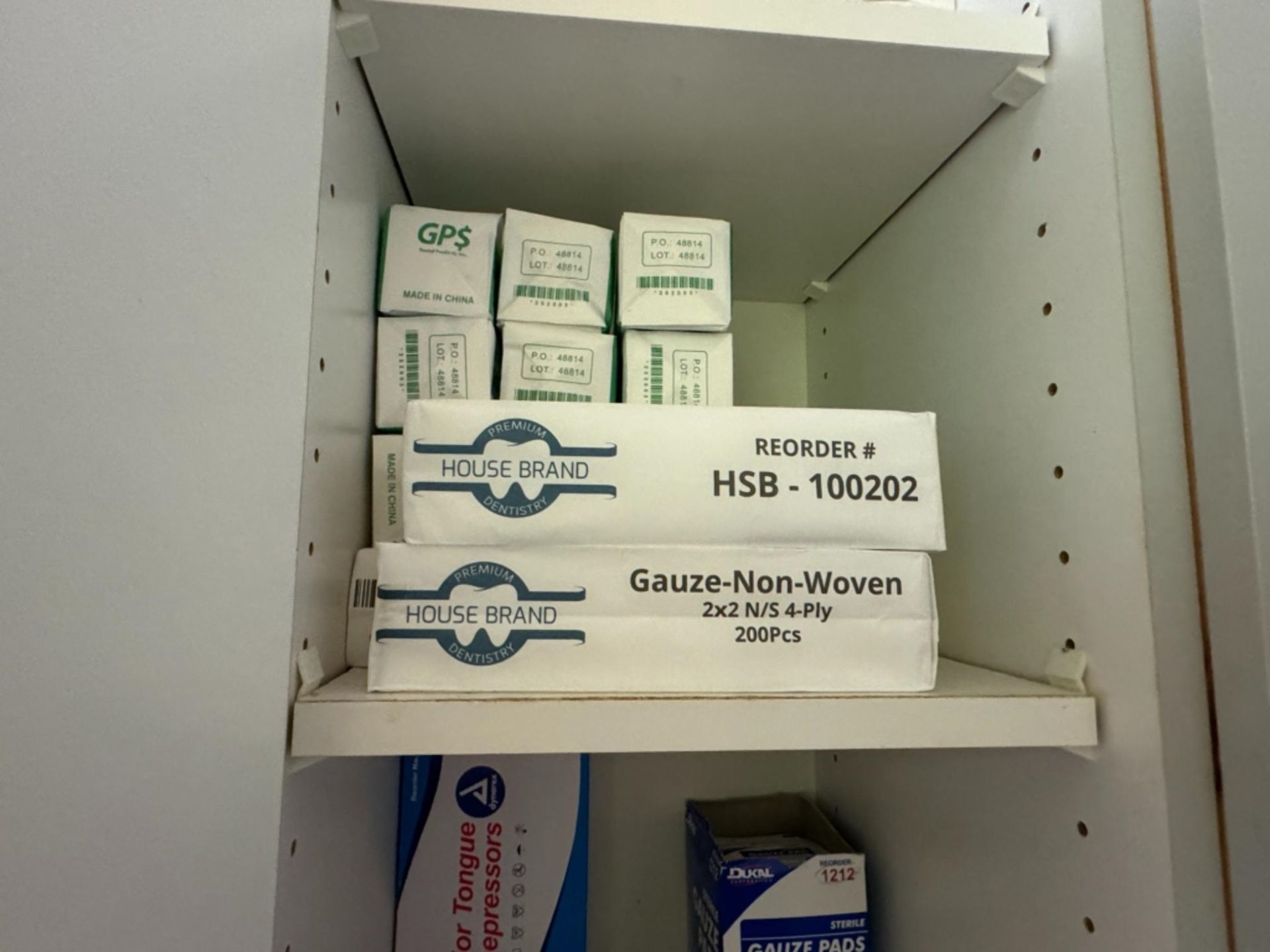 LOT CONSISTING OF DENTAL SUPPLIES IN CABINET - Image 2 of 3