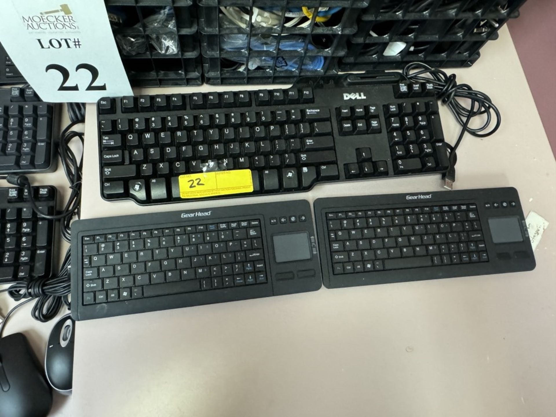 LOT CONSISTING OF WIRELESS AND WIRED KEYBOARDS, - Image 2 of 4
