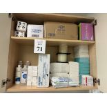 LOT CONSISTING OF DENTAL SUPPLIES IN CABINET