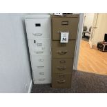 METAL FOUR DRAWER FILE CABINETS