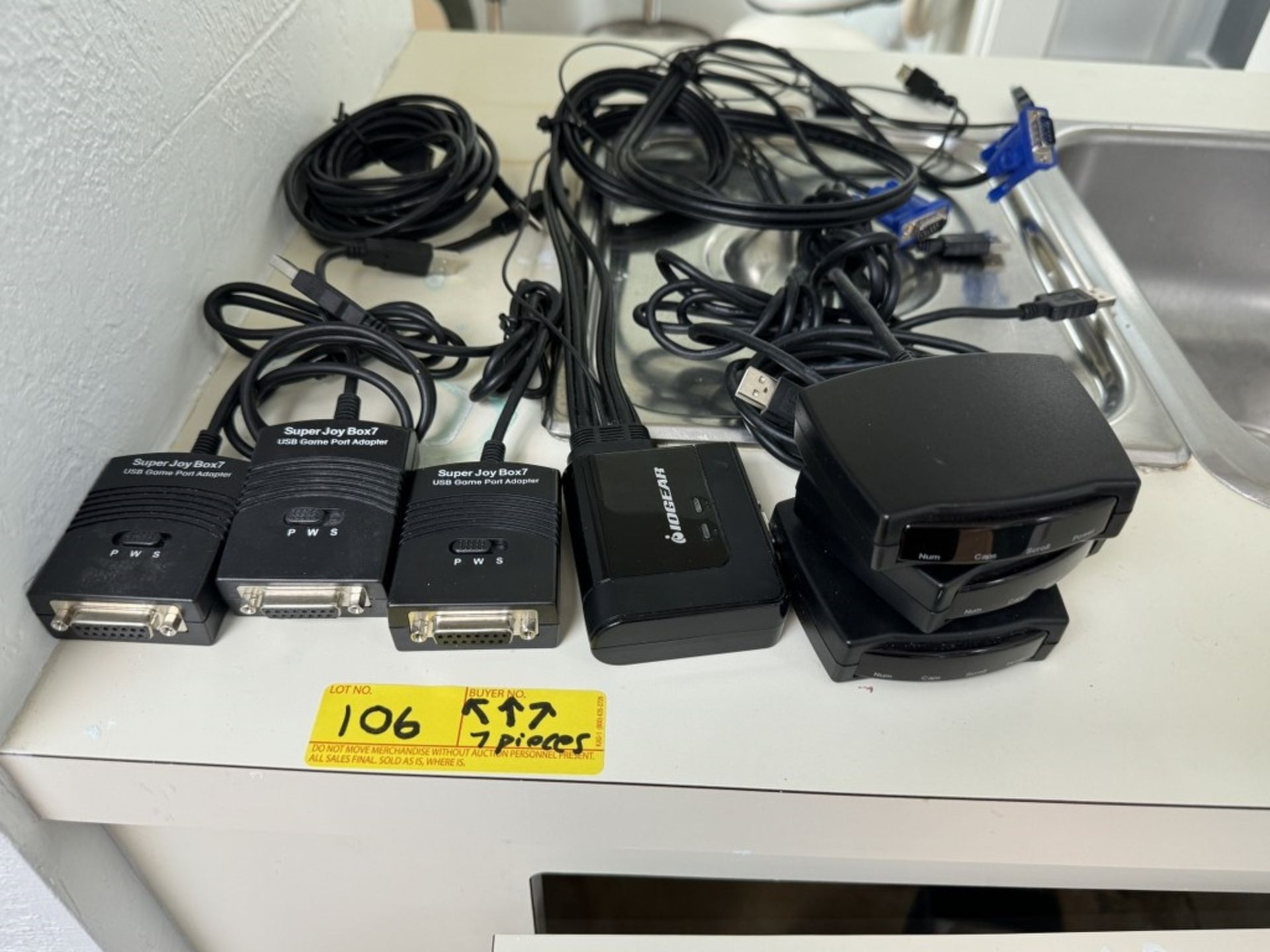 LOT CONSISTING OF GAME PORT VIDEO ADAPTORS