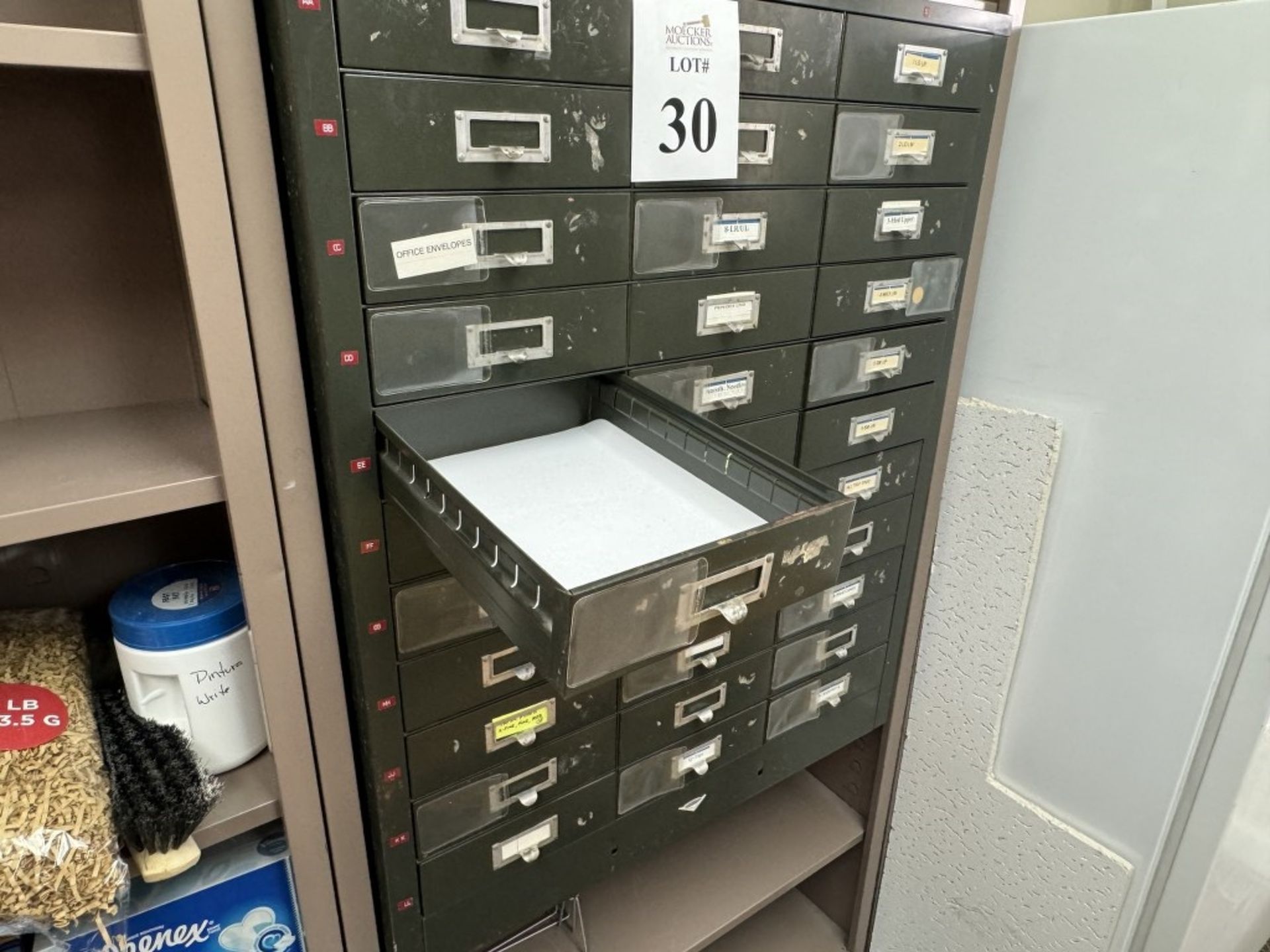 33 COMPARTMENT METAL FILE DRAWER SYSTEM - Image 2 of 2
