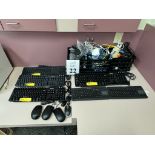 LOT CONSISTING OF WIRELESS AND WIRED KEYBOARDS,