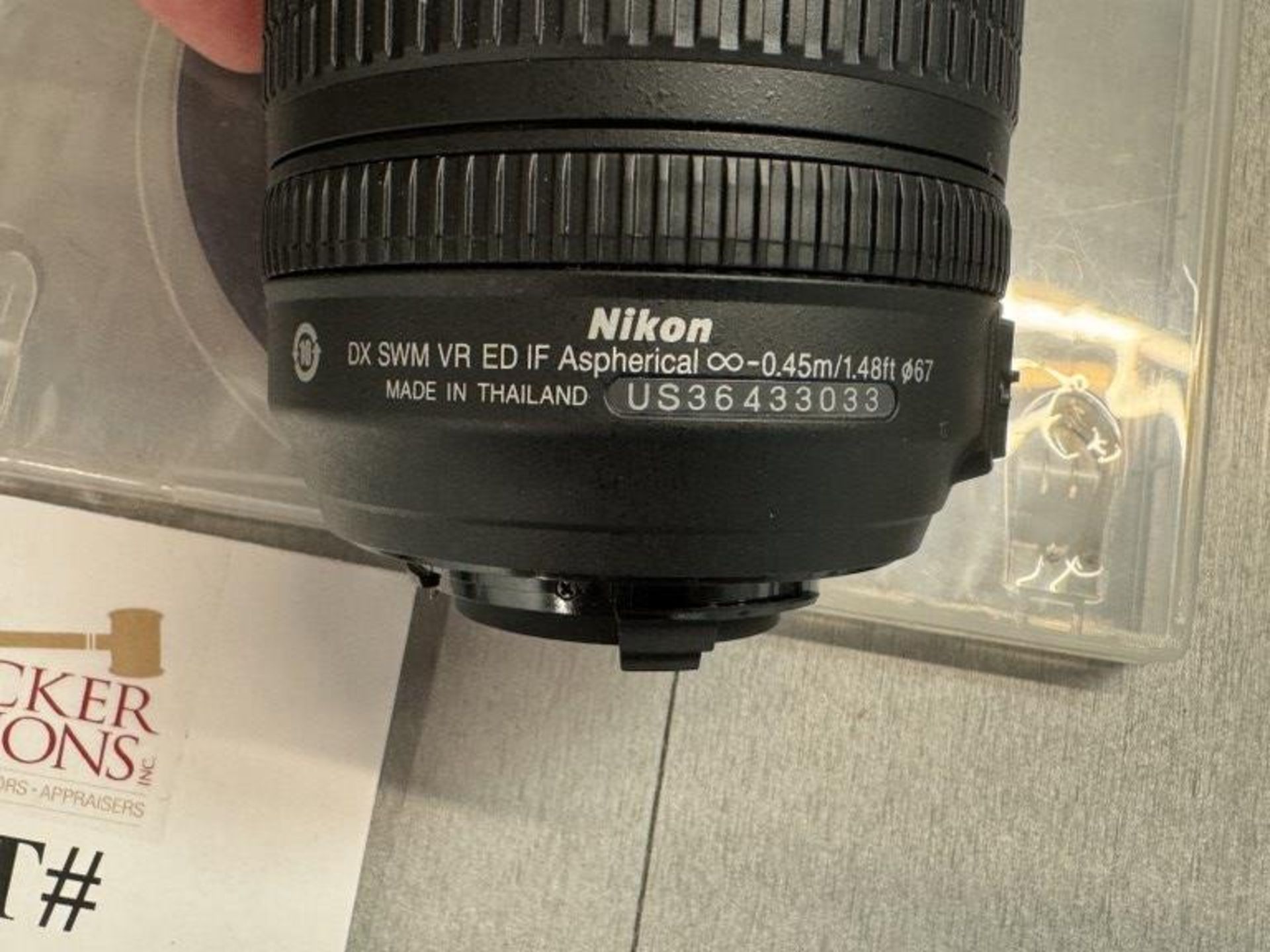 NIKON DX CAMERA LENSE MODEL: DX SWM VR ED IF - Image 2 of 4