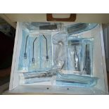 DRAWER CONSISTING OF A VARIETY OF DENTAL TOOLS