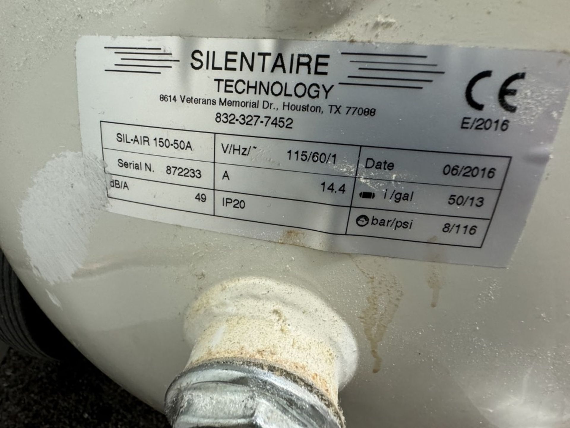 SILENT AIR TECHNOLOGY AIR COMPRESSOR - Image 3 of 6