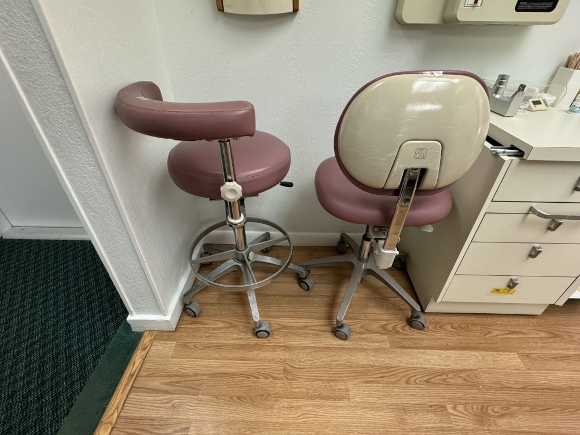 DENTIST AND ASSISTANTS CHAIRS - Image 2 of 2