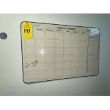 MONTHLY PLANNER WHITE BOARD