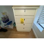 4 DRAWER CABINET WITH DENTAL SUPPLIES