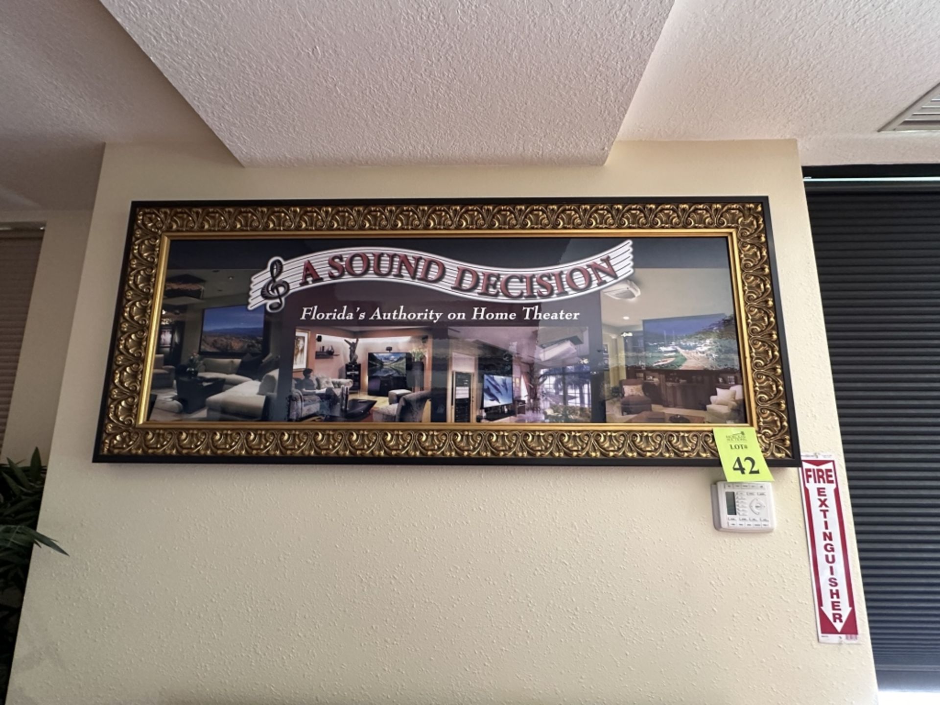 FRAMED A SOUND DECISION BUSINESS ARTWORK