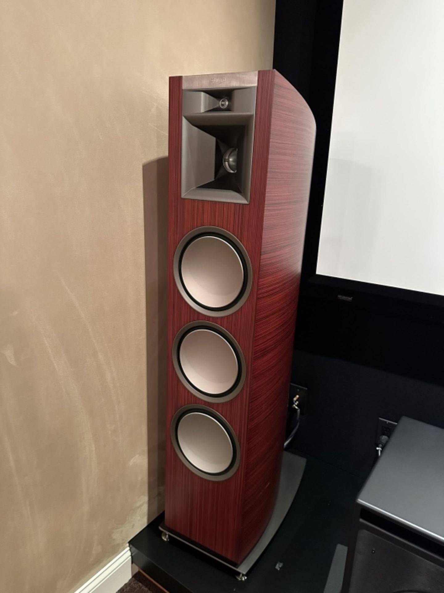 KLIPSCH PALLADIUM SPEAKERS P39F & P27C MERLOT - Image 2 of 6